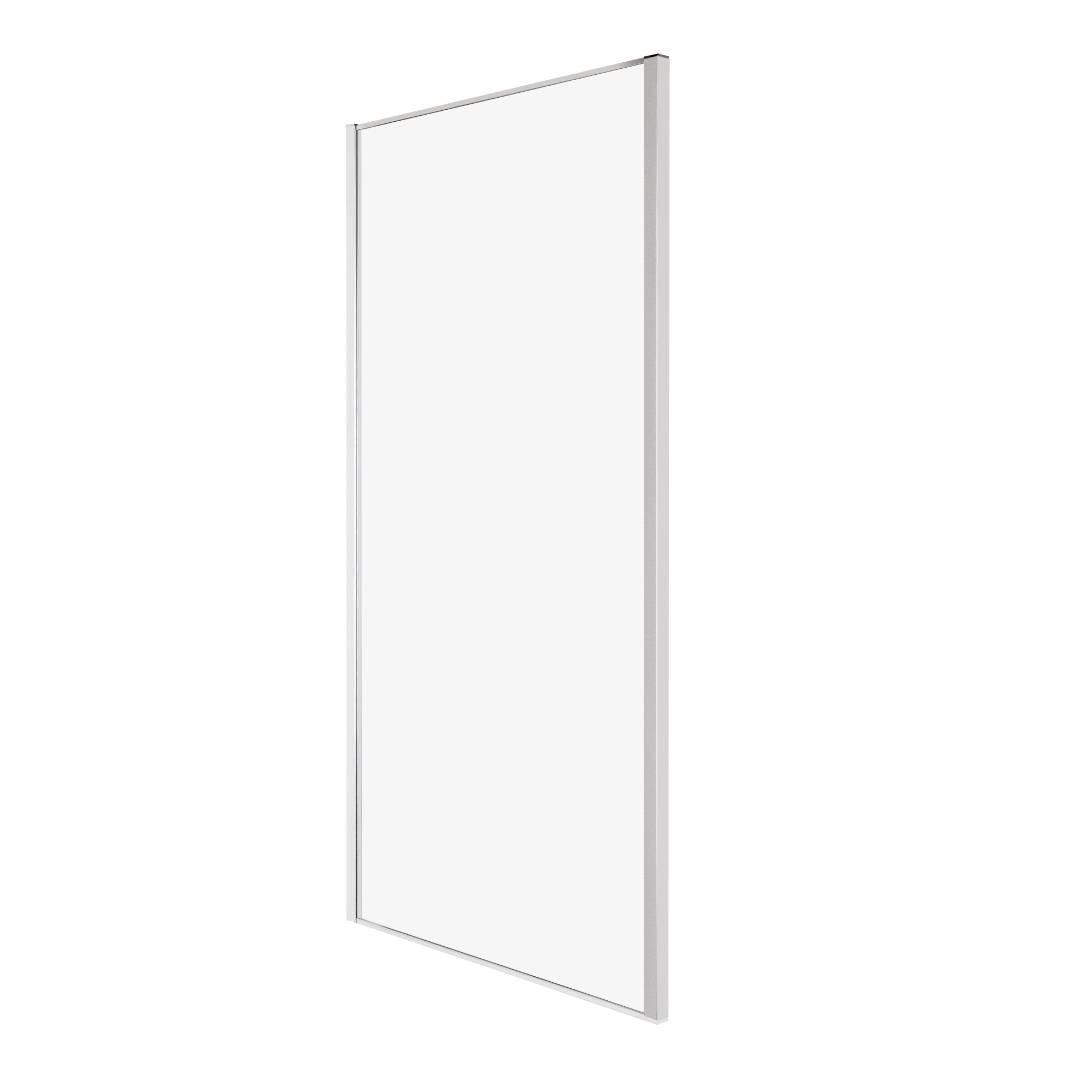Novoterm Pevná boční stěna NV-Solid SC CHR 80, chrom/transparent - bez vaničky