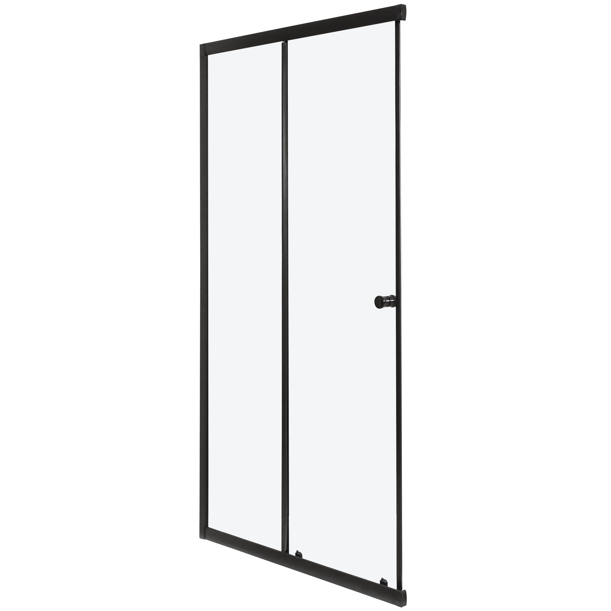 Levně Novoterm Modul sprchového koutu NV-Olga SC Element BL 80, černá/transparent - bez vaničky