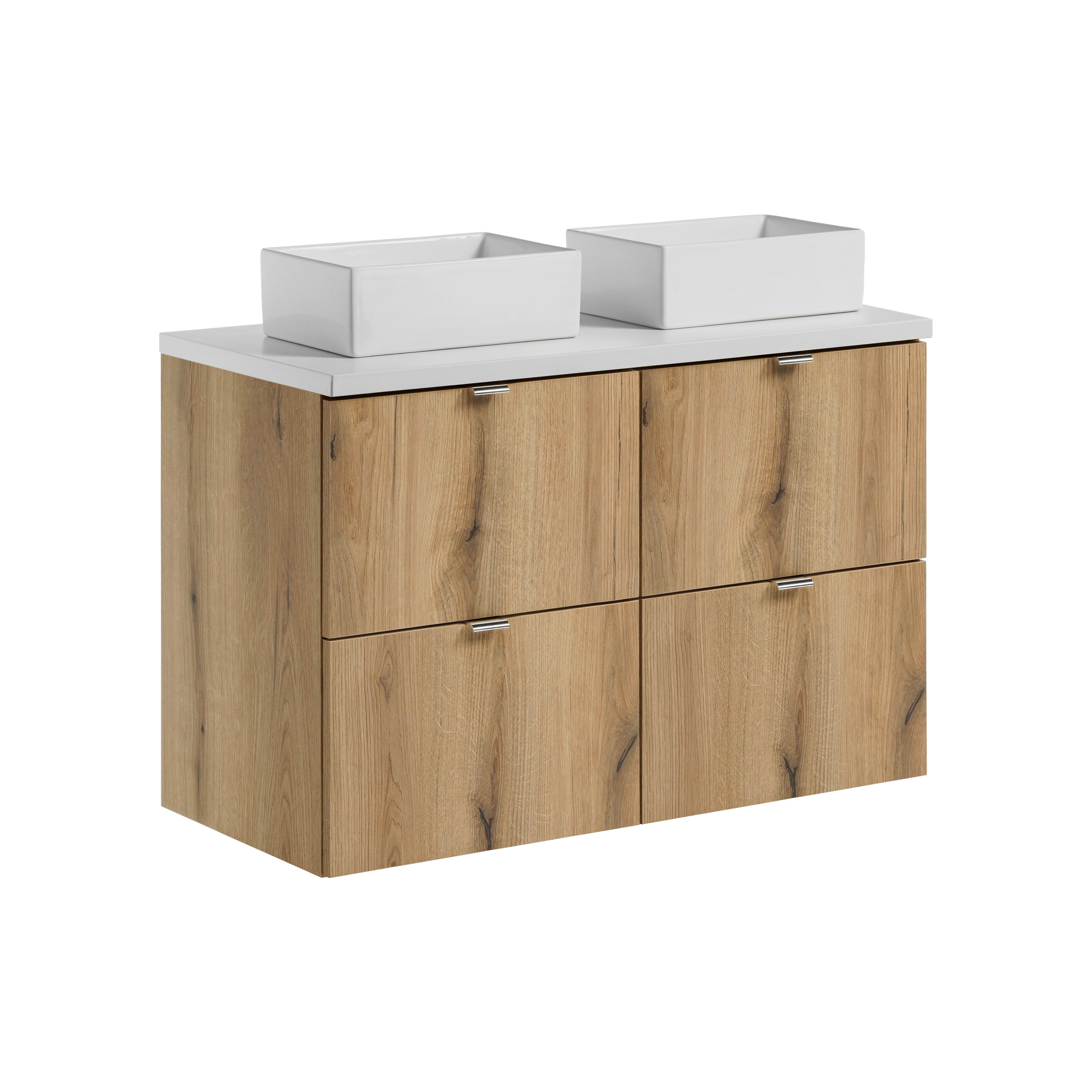 Comad Koupelnová skříňka s deskovým umyvadlem set Nova Oak 100 dub coast evoke