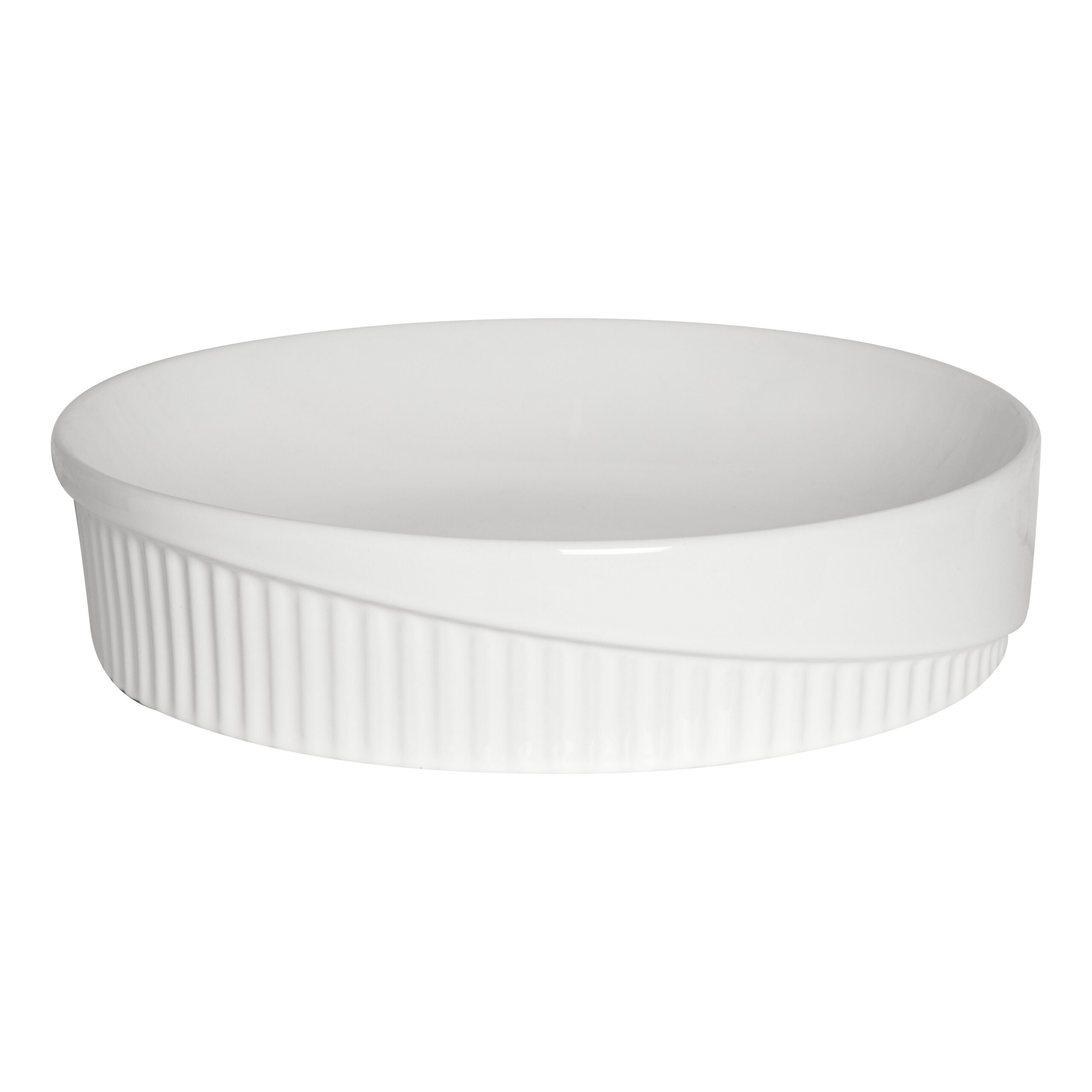 Levně Novoterm Keramické umyvadlo na desku NV-KR-9037 (ø 42,5 cm) bílé