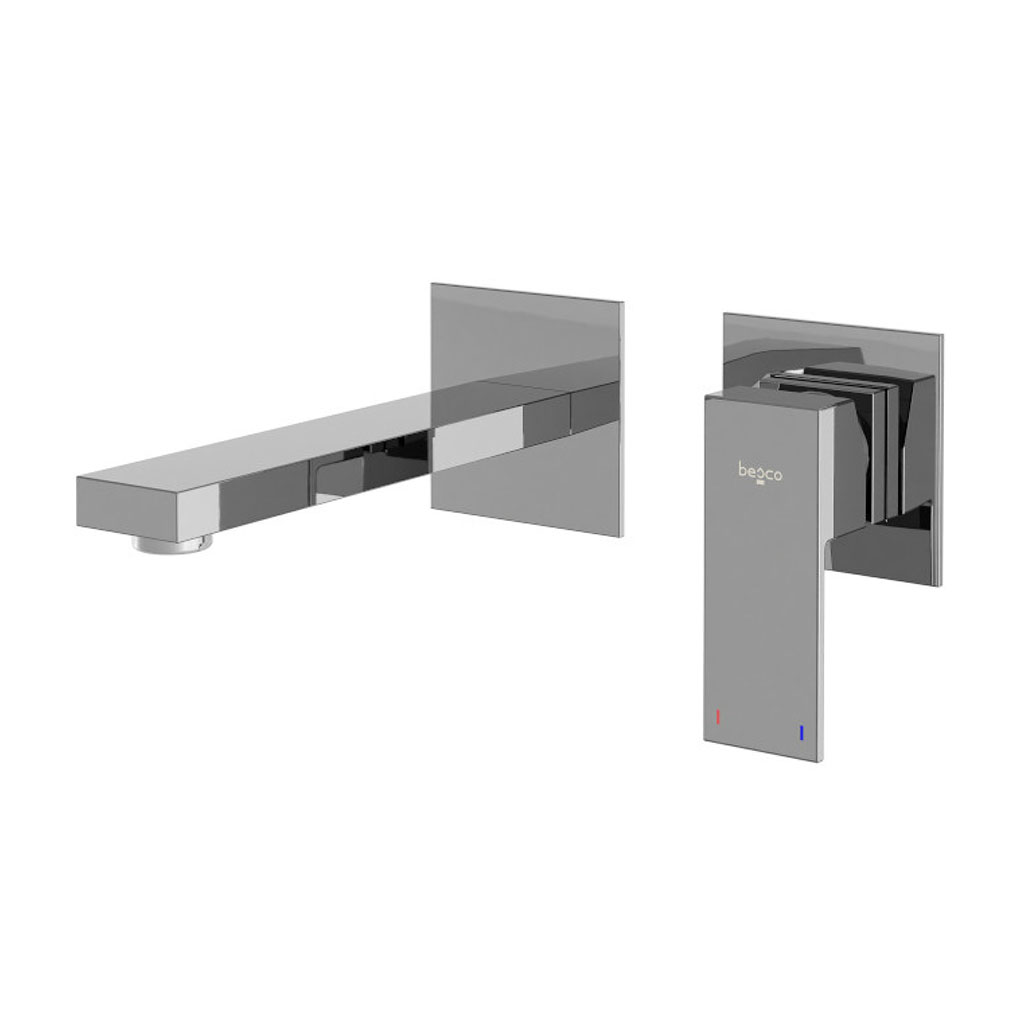 Levně Besco Umyvadlová podomítková baterie Modern / Varium UBP CR Chrom