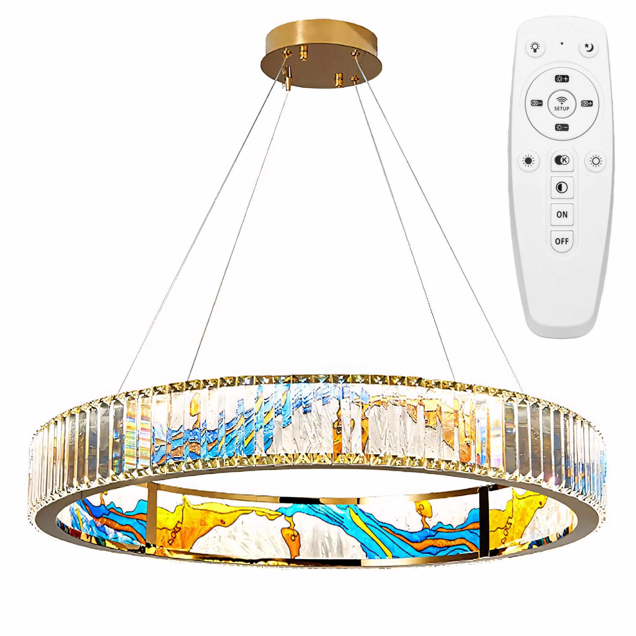 Levně Toolight Závěsné stropní LED osvětlení APP1748-CP 60 cm