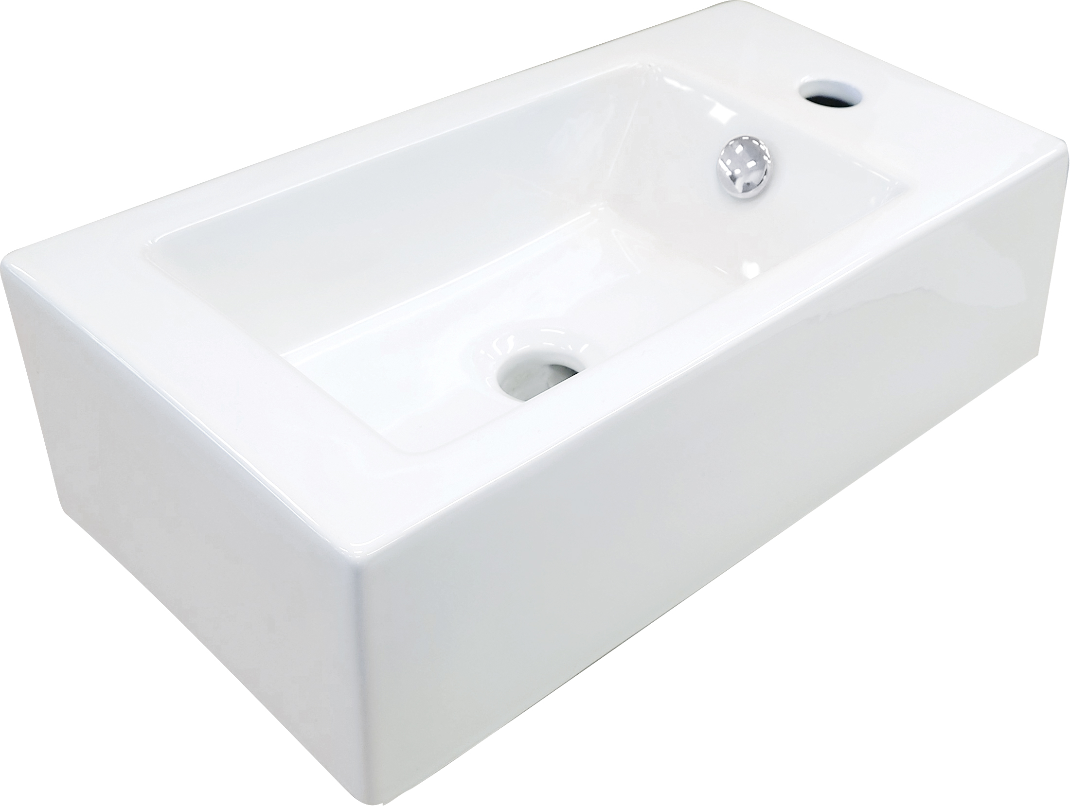 Deante Umyvadlo na desku Square 50x25,5 cm Pravé - CGS 6U2R