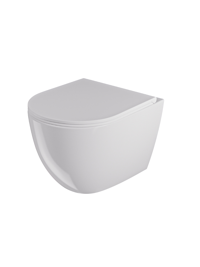 Levně UPTrend Závěsný WC komplet bez příruby CANEO VORTEX TR2196DF včetně Soft-Close sedátka, bílá lesk