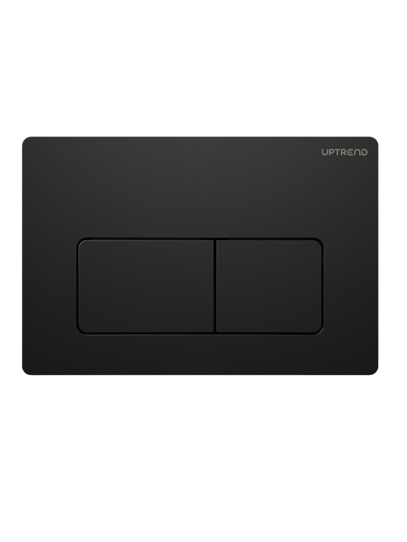 Levně UPTrend Ovládací tlačítko pro WC podomítkové moduly YOSEMITE MATTE BLACK UP007‑U18, černá mat