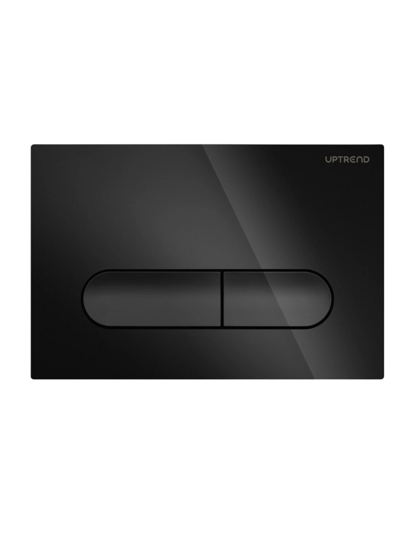 Levně UPTrend Ovládací tlačítko pro WC podomítkové moduly YOSEMITE SHINY BLACK UP004‑B18, černá lesk