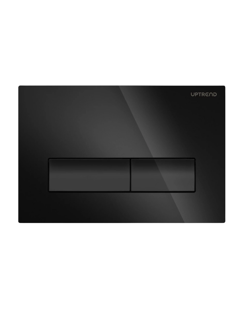 Levně UPTrend Ovládací tlačítko pro WC podomítkové moduly YOSEMITE SHINY BLACK UP002‑B18, černá lesk