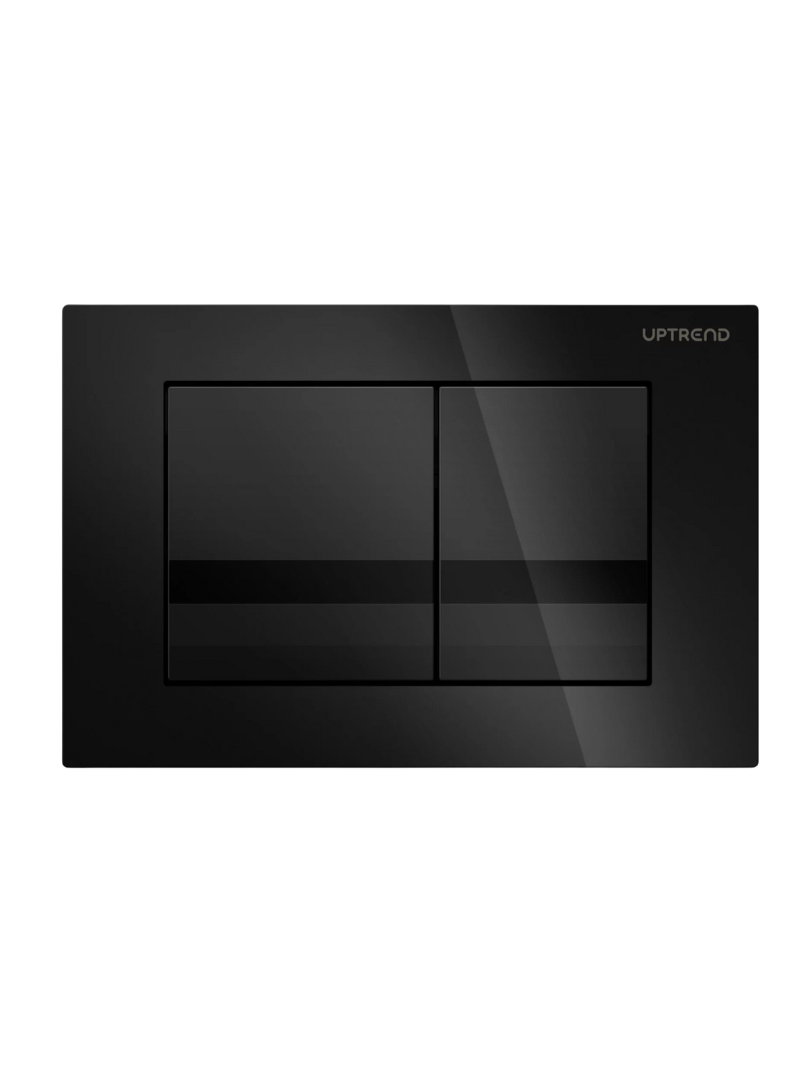 Levně UPTrend Ovládací tlačítko pro WC podomítkové moduly YOSEMITE SHINY BLACK UP001‑B18, černá lesk