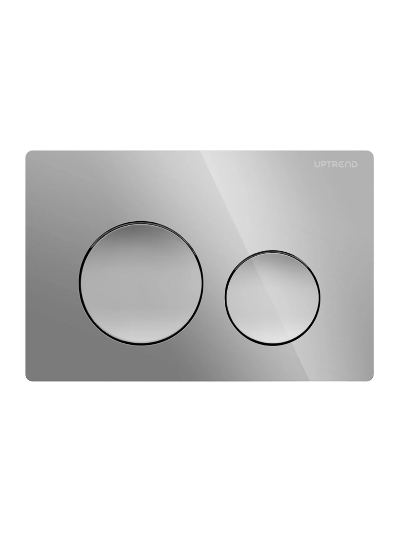 Levně UPTrend Ovládací tlačítko pro WC podomítkové moduly YOSEMITE SHINY CHROME UP003‑C18, chrom lesk