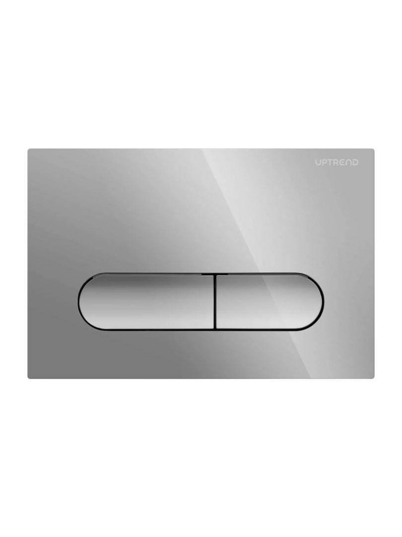 Levně UPTrend Ovládací tlačítko pro WC podomítkové moduly YOSEMITE SHINY CHROME UP004‑C18, chrom lesk