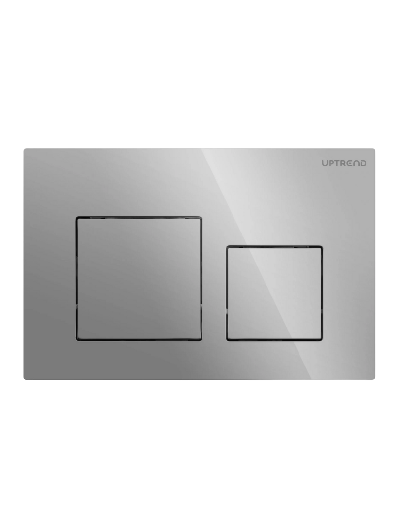 Levně UPTrend Ovládací tlačítko pro WC podomítkové moduly YOSEMITE SHINY CHROME UP005‑C18, chrom lesk