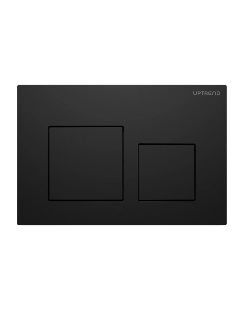 Levně UPTrend Ovládací tlačítko pro WC podomítkové moduly YOSEMITE MATTE BLACK UP005‑U18, černá mat