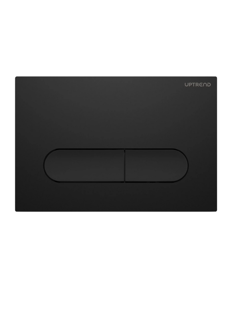 Levně UPTrend Ovládací tlačítko pro WC podomítkové moduly YOSEMITE MATTE BLACK UP004‑U18, černá mat