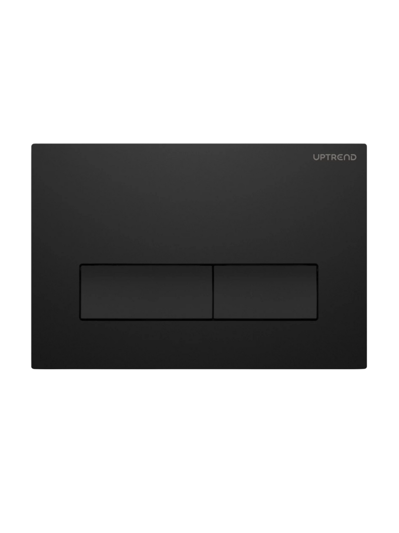 UPTrend Ovládací tlačítko pro WC podomítkové moduly YOSEMITE MATTE BLACK UP002‑U18, černá mat