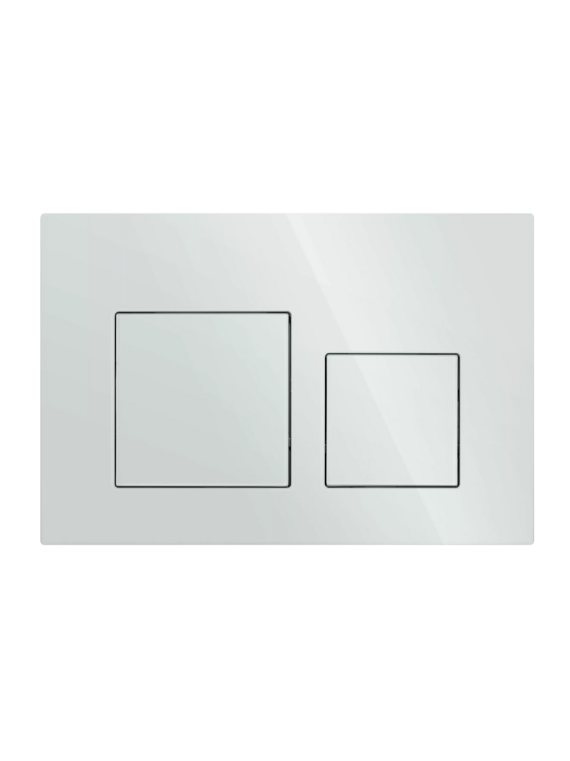 Levně UPTrend Ovládací tlačítko pro WC podomítkové moduly YOSEMITE SHINY WHITE UP005, bílá lesk