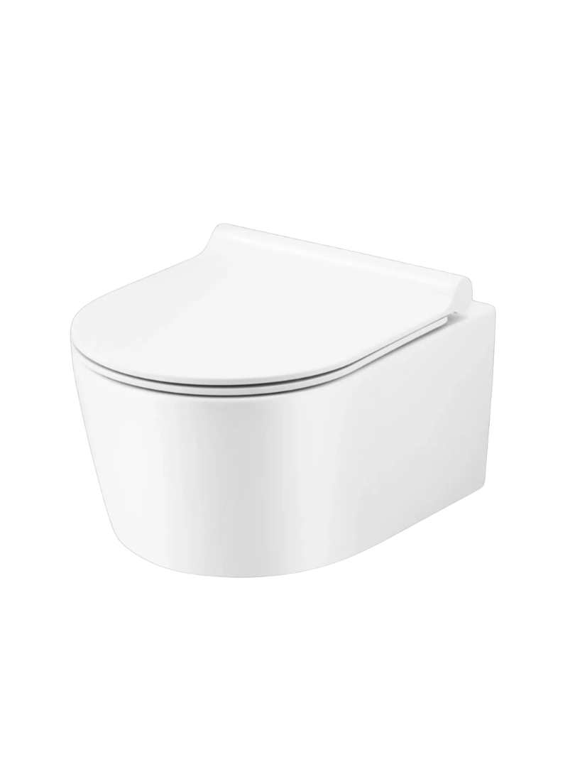 Levně UPTrend Závěsný WC komplet bez příruby CORONA TR2197 včetně Soft-Close sedátka, bílá lesk