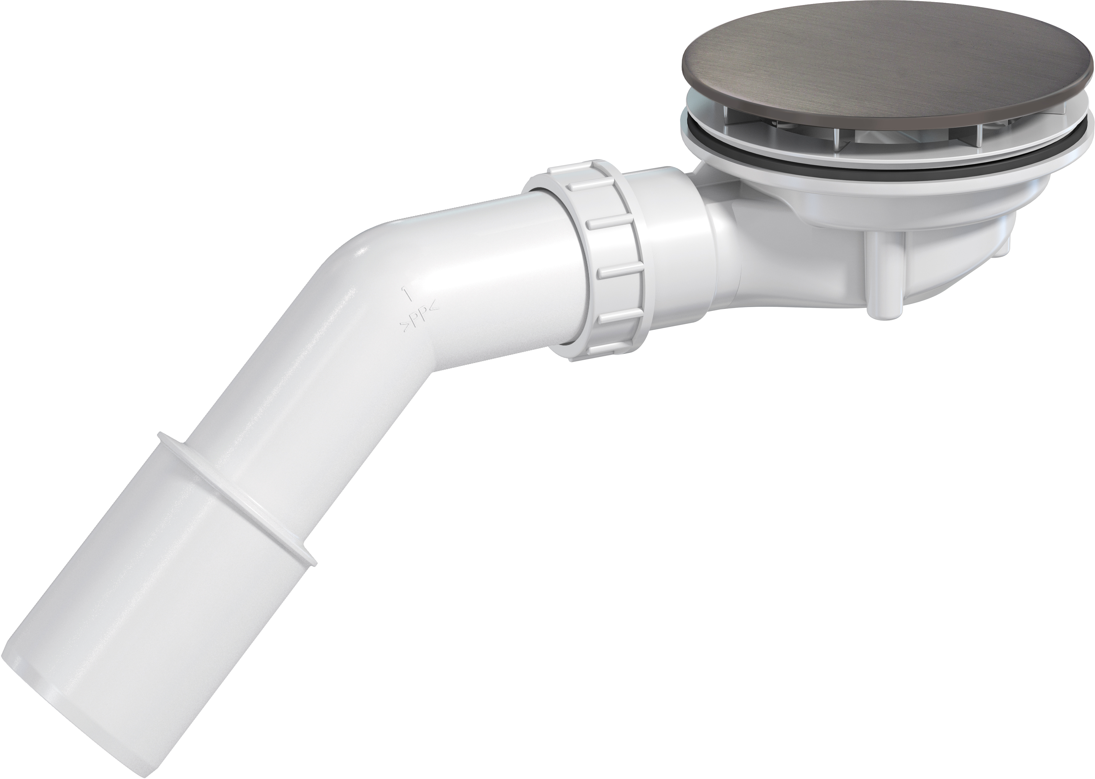 Deante Sifon pro sprchovou vaničku Easy-Clean - NHC D29D, titan
