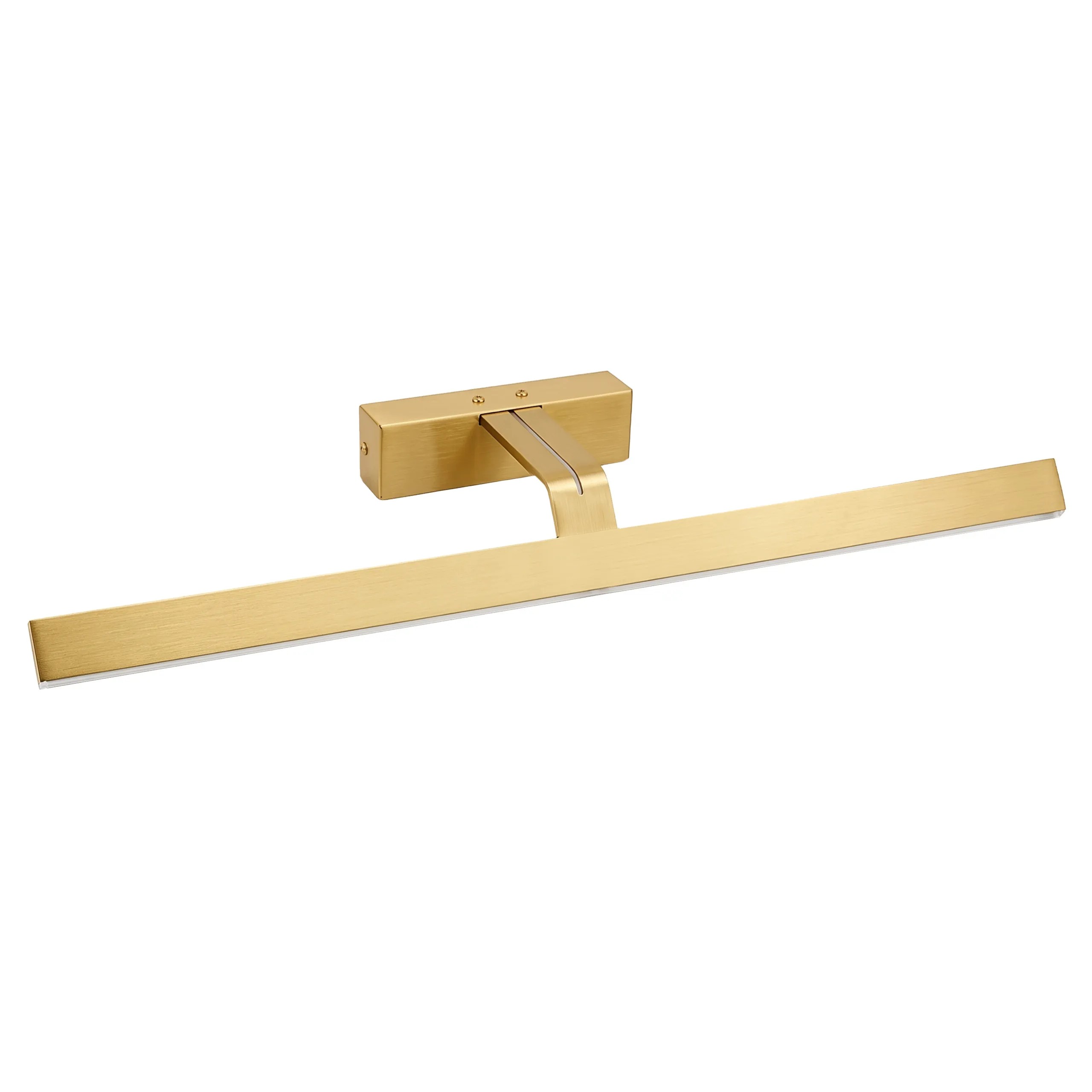 Toolight Koupelnové nástěnné LED osvětlení SWE009-1W 73cm kartáčovaná zlatá