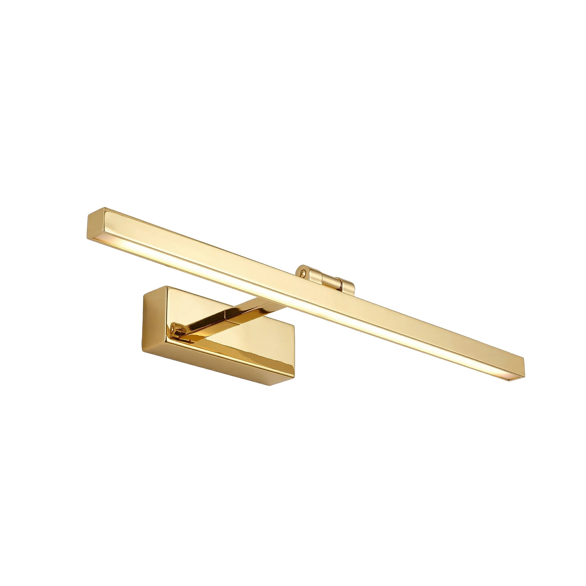 Toolight Koupelnové nástěnné LED osvětlení APP1861-1W 60 cm zlatá