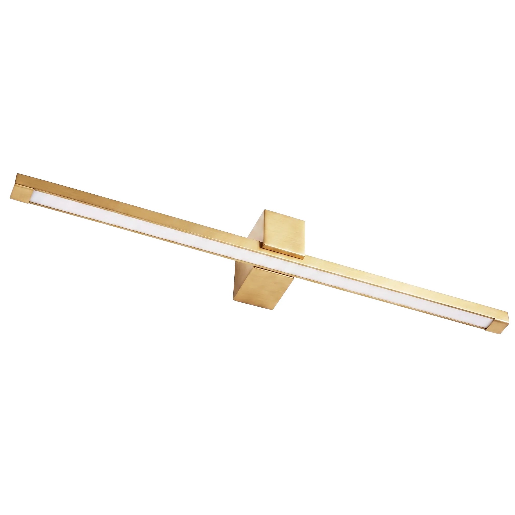 Toolight Koupelnové nástěnné LED osvětlení SWE048-1W 80cm zlatá kartáčovaná