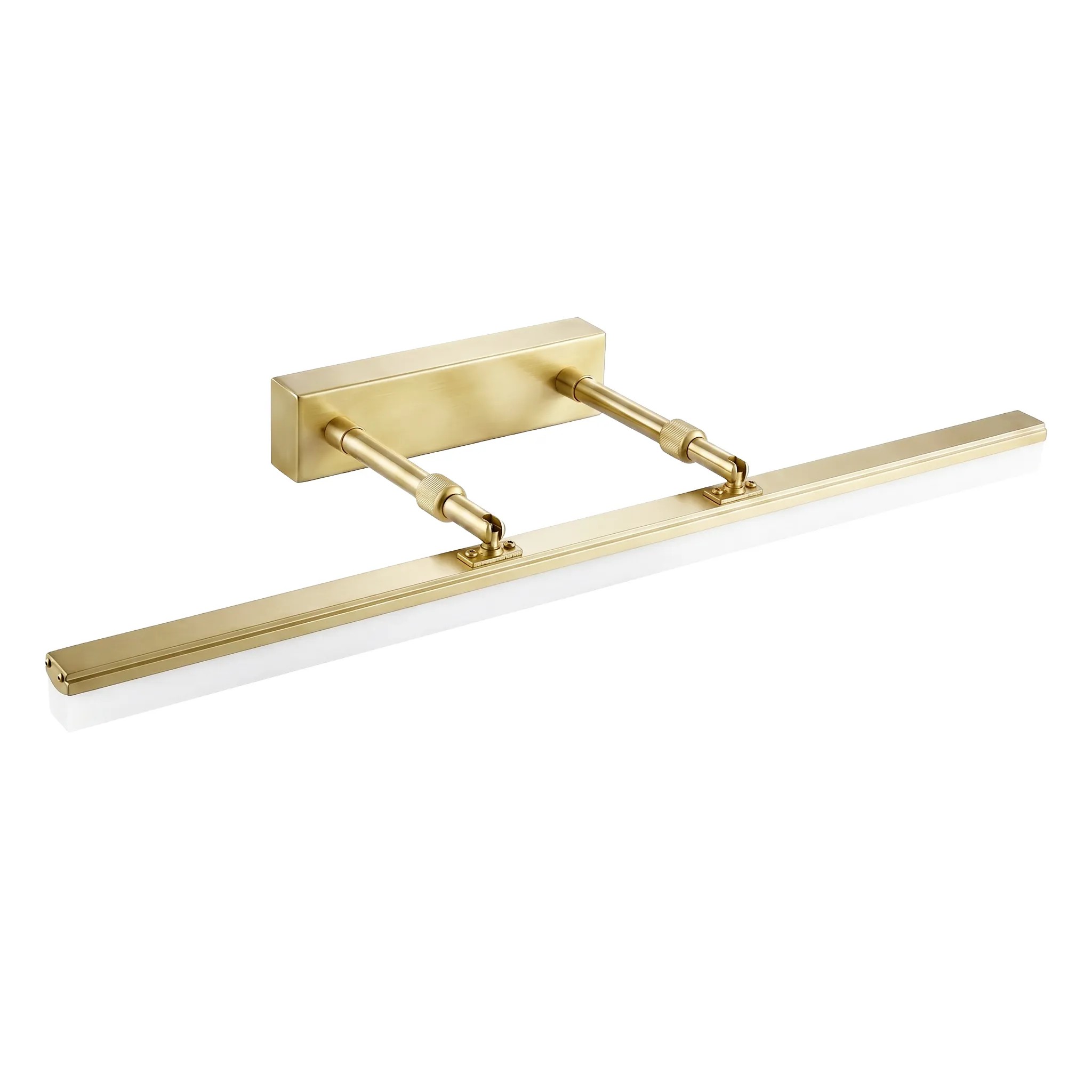 Toolight Koupelnové nástěnné LED osvětlení APP1876-1W 60cm kartáčovaná zlatá