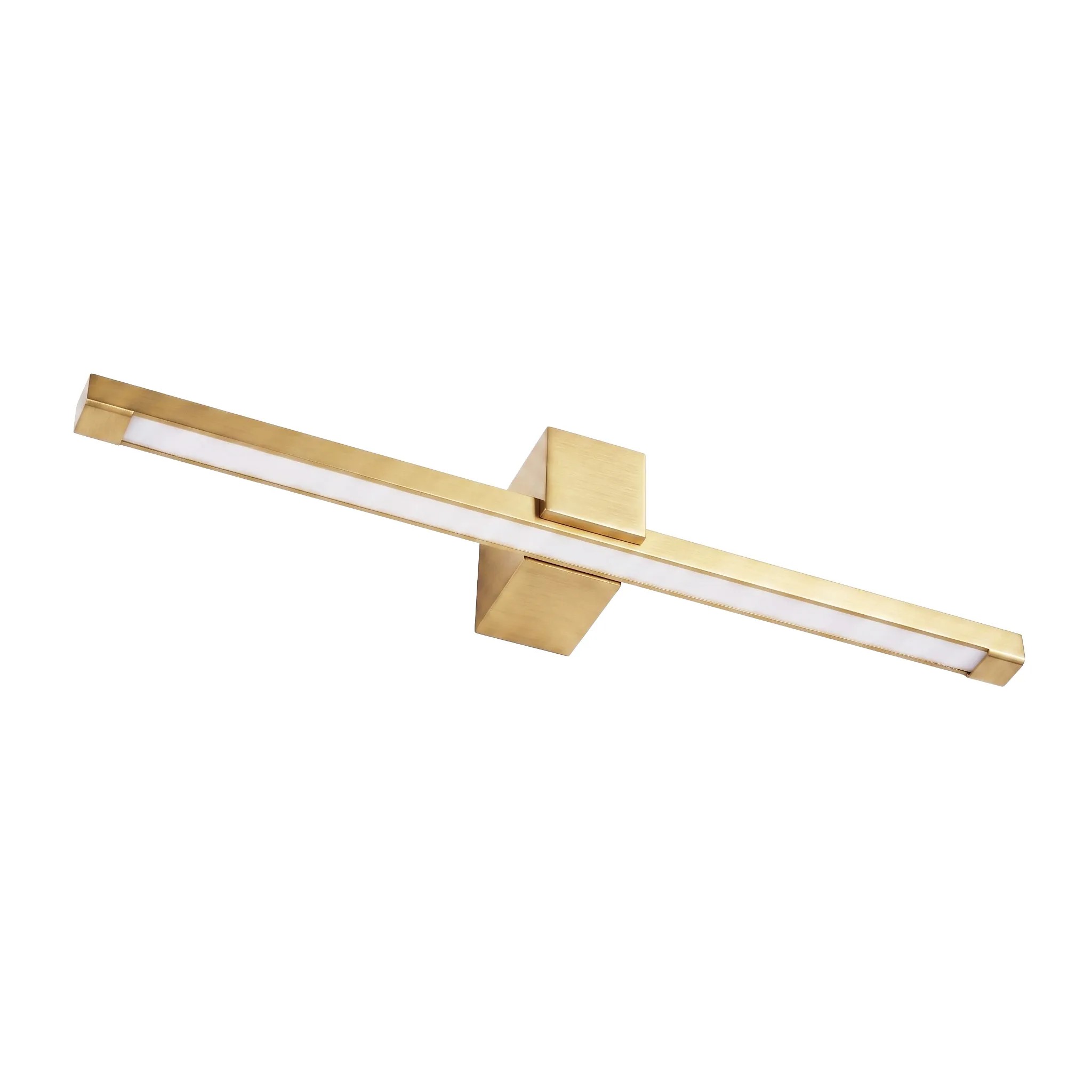 Toolight Koupelnové nástěnné LED osvětlení SWE047-1W 60cm zlatá kartáčovaná