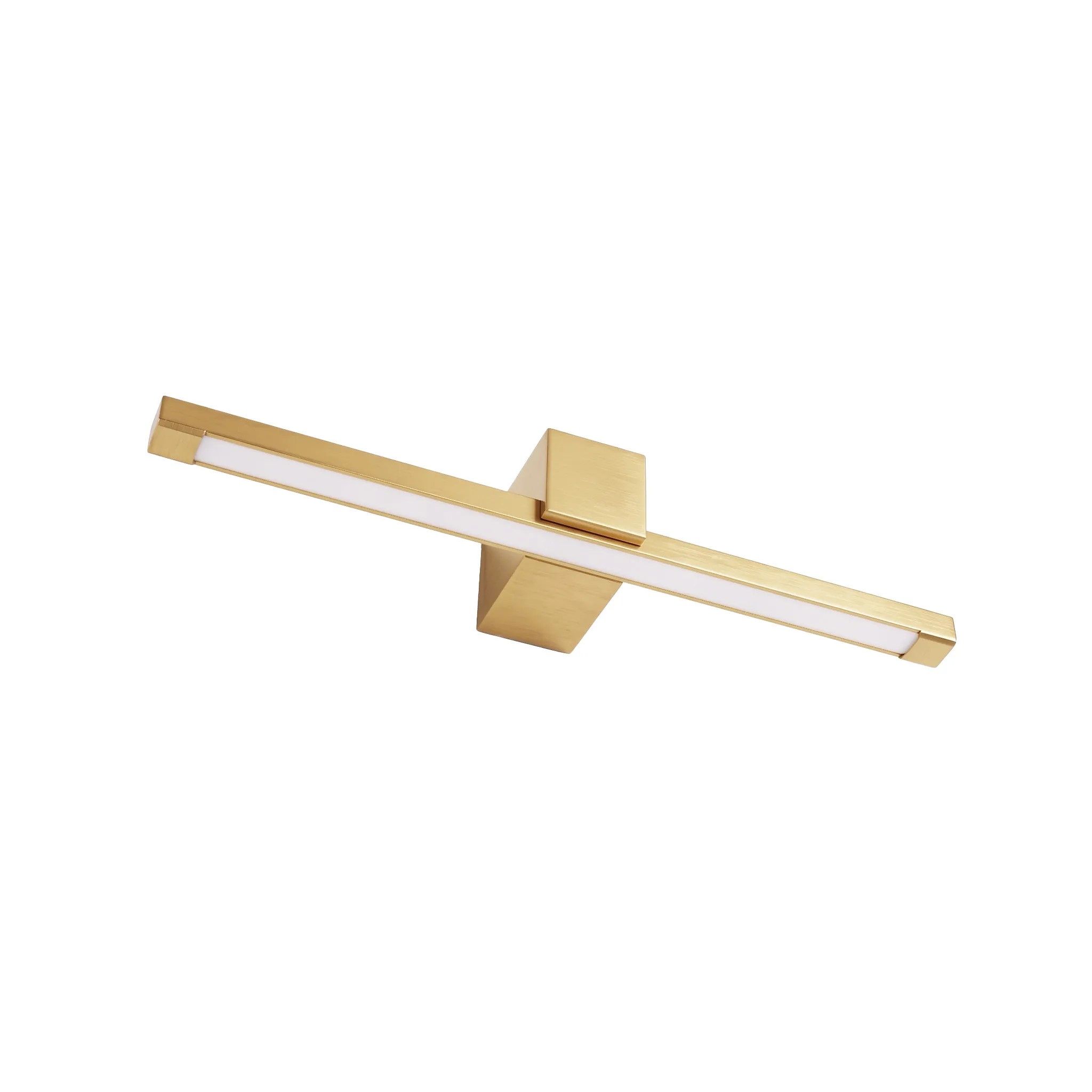 Toolight Koupelnové nástěnné LED osvětlení SWE046-1W 40cm zlatá kartáčovaná