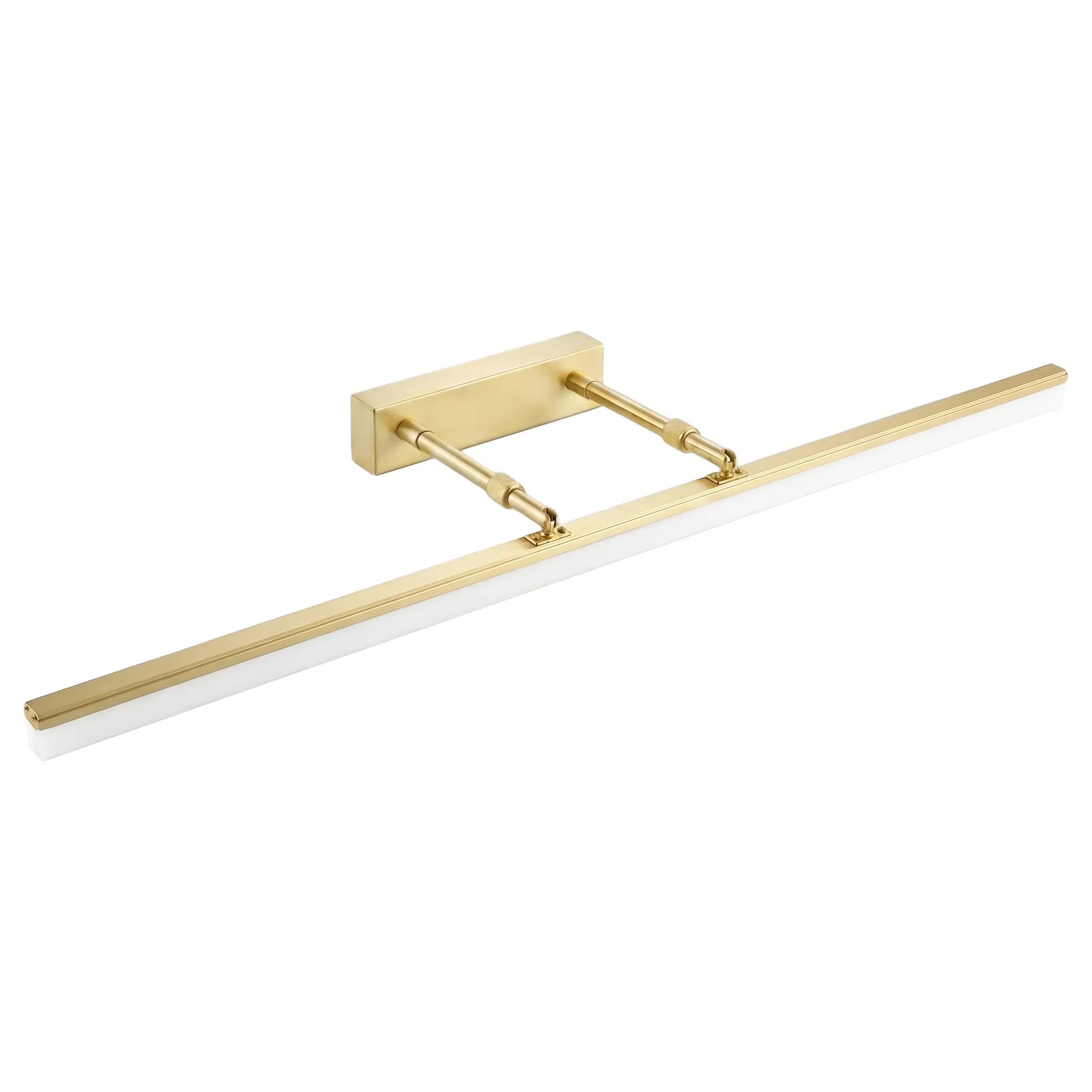 Toolight Koupelnové nástěnné LED osvětlení APP1877-1W 80cm kartáčovaná zlatá