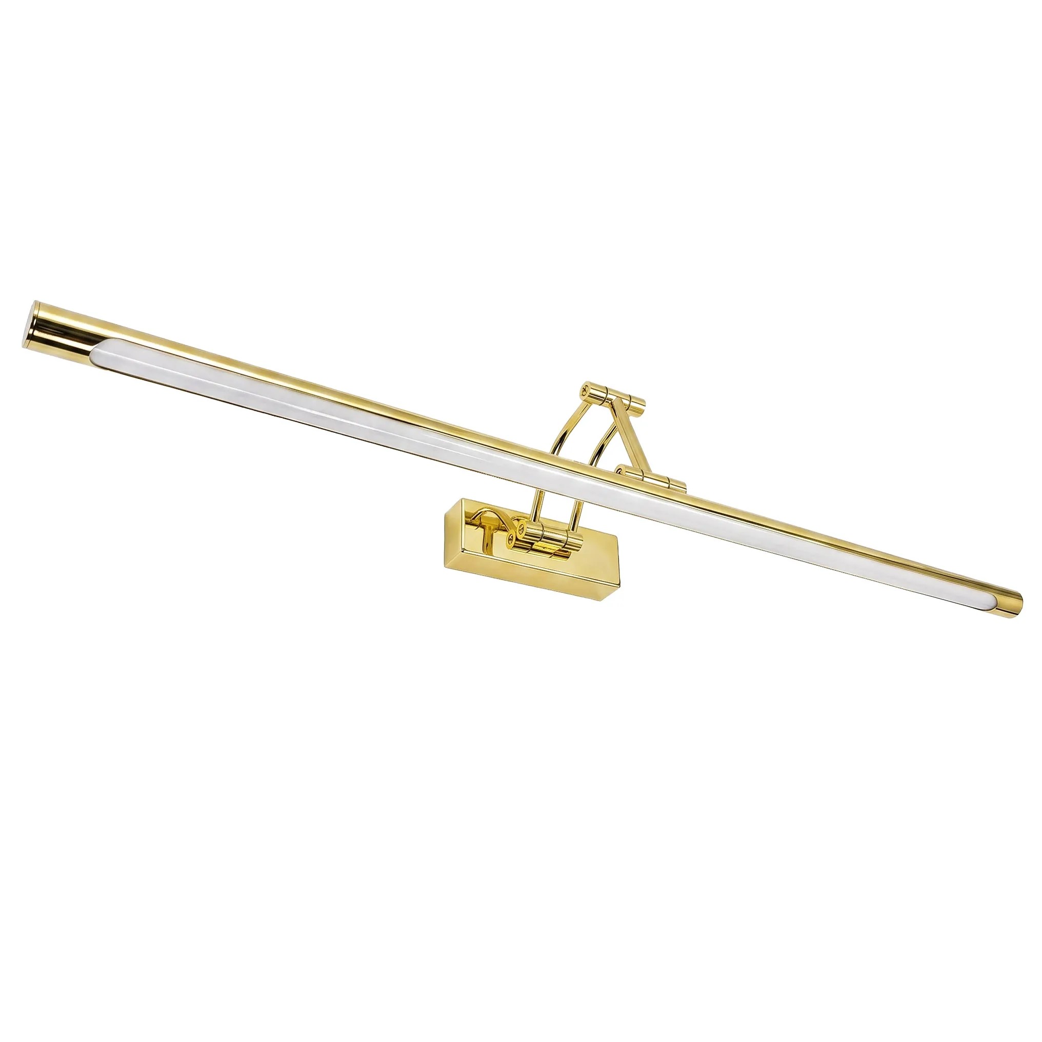 Toolight Koupelnové nástěnné LED osvětlení SWE021-1W 80cm zlatá