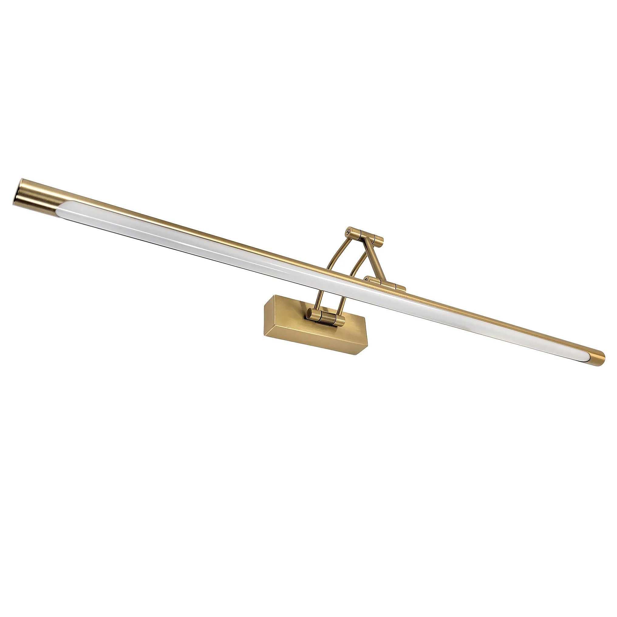 Toolight Koupelnové nástěnné LED osvětlení SWE024-1W 80cm kartáčovaná zlatá
