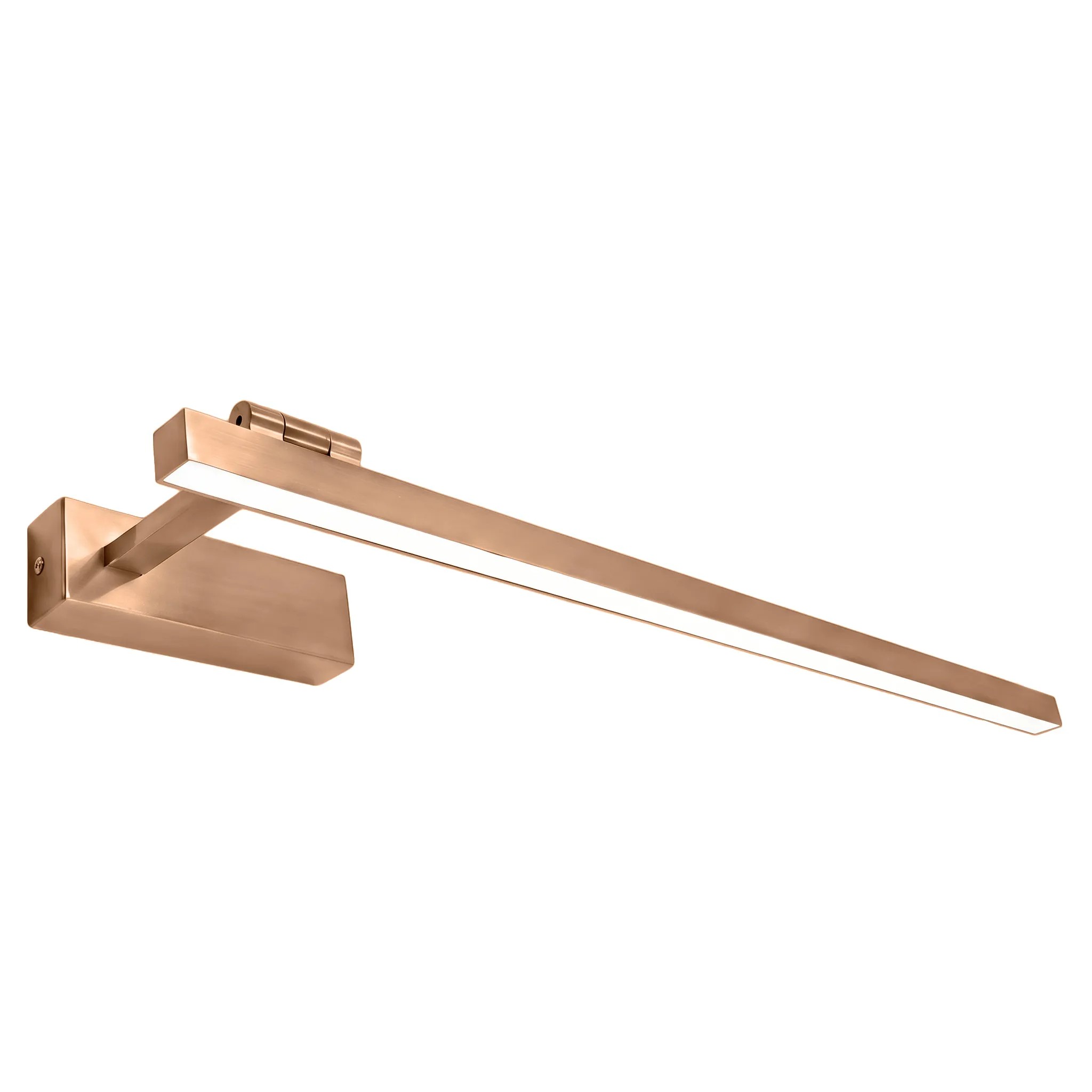 Toolight Koupelnové nástěnné LED osvětlení SWE038-1W 60cm kartáčovaná měď