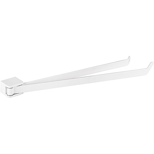 Bemeta Design ORGANIC WHITE: Držák ručníků, 445 mm, dvojitý, otočný - 167004104