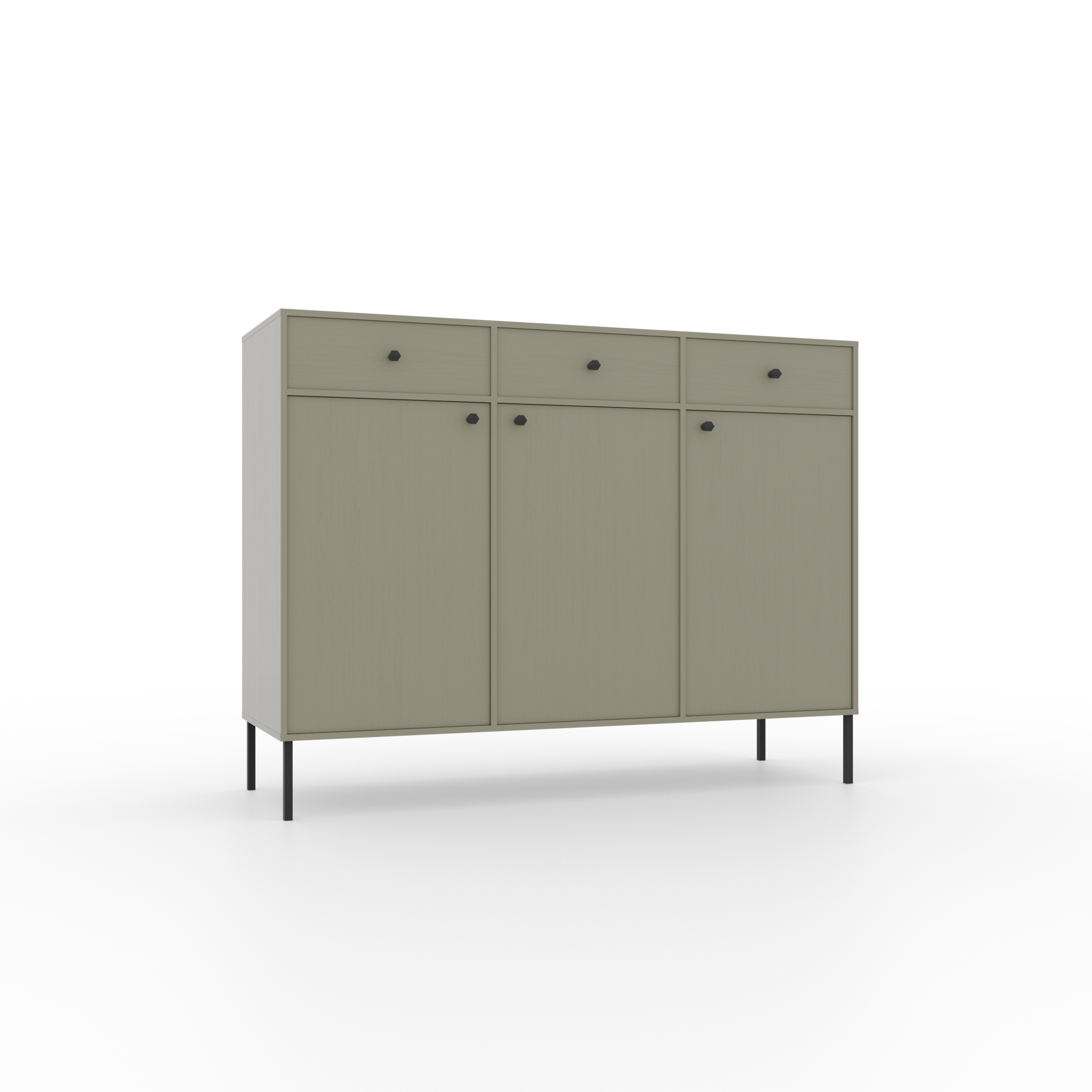 ADRK Komoda TILI 3D 3S E 125, eucaliptus