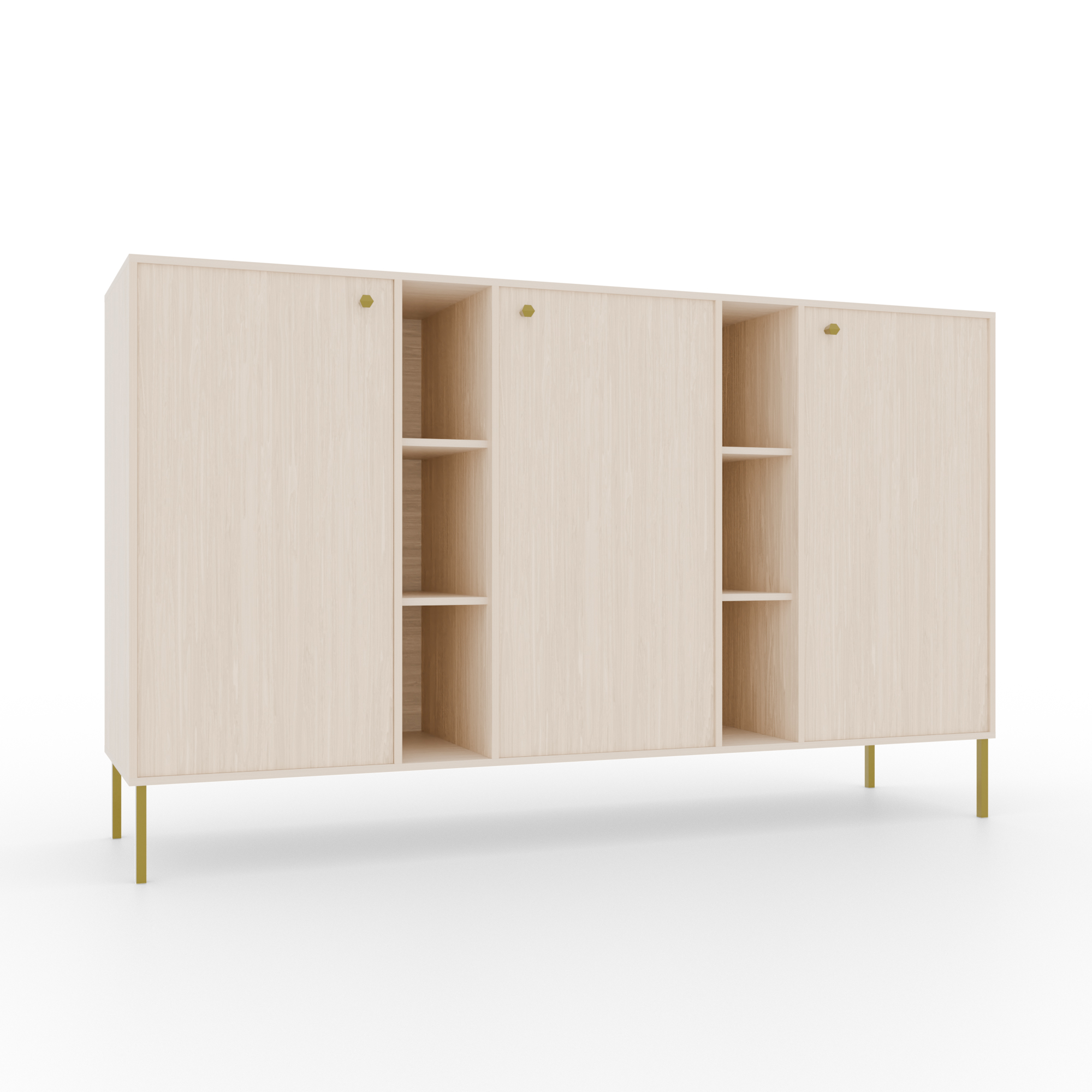 ADRK Komoda TILI 3D 6P BS 155, písková