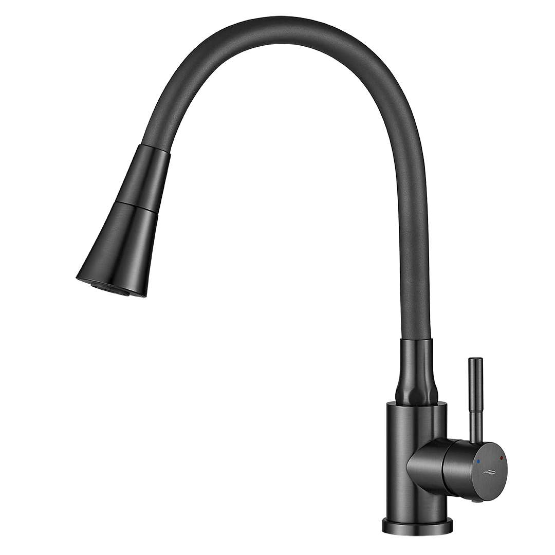 Kuchinox Dřezová baterie Selva s flexibilním raménkem a 2-funkční sprškou - BSK_962E, grafit