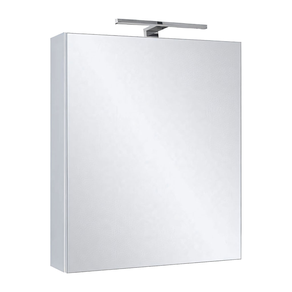 Levně BPS-koupelny Zrcadlová skříňka Ticino 50 ZS LED-CR s osvětlením Any LED 30 CR, chrom