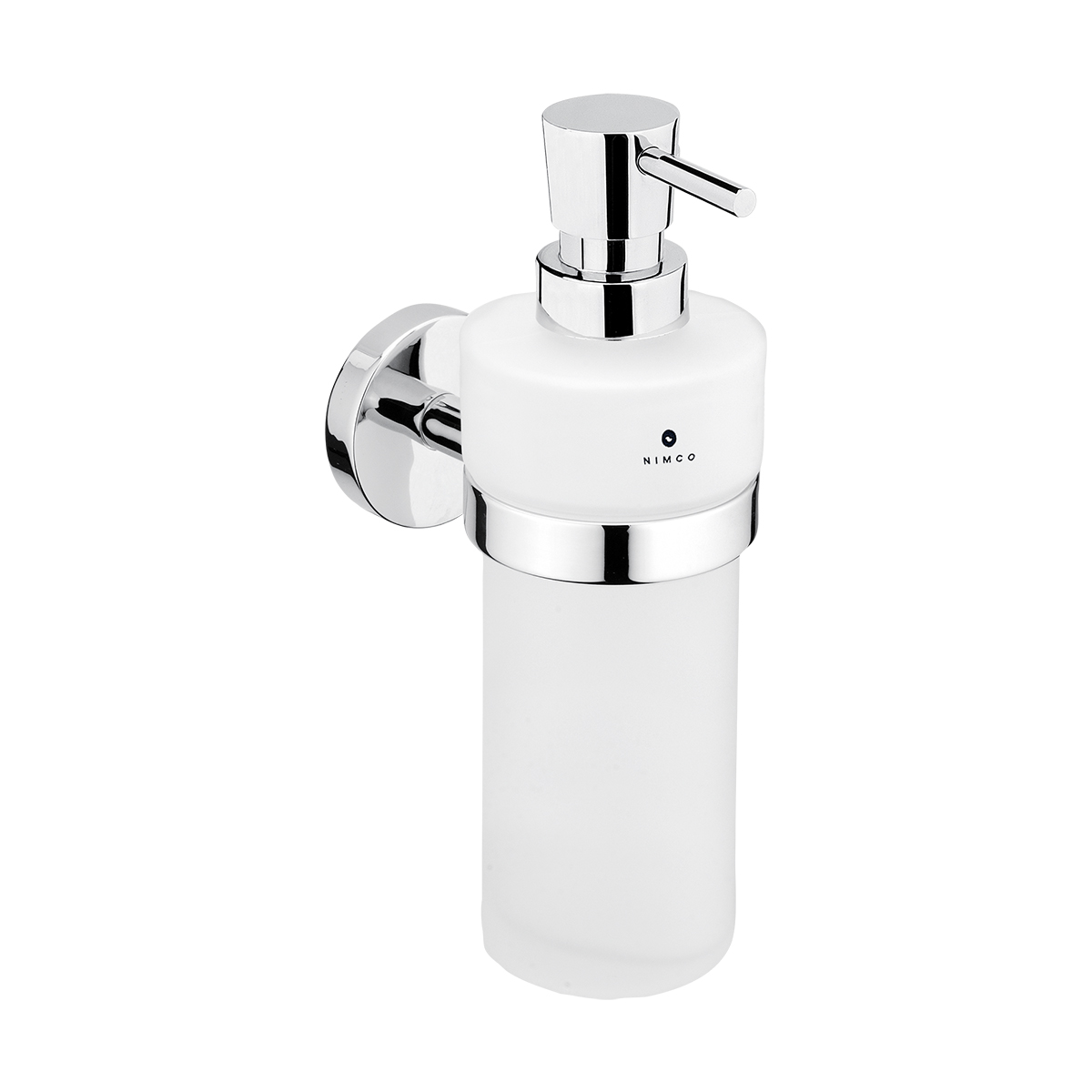 Levně Nimco Dávkovač tekutého mýdla skleněný, pumpička mosaz UNIX - UN 13031W-T-26