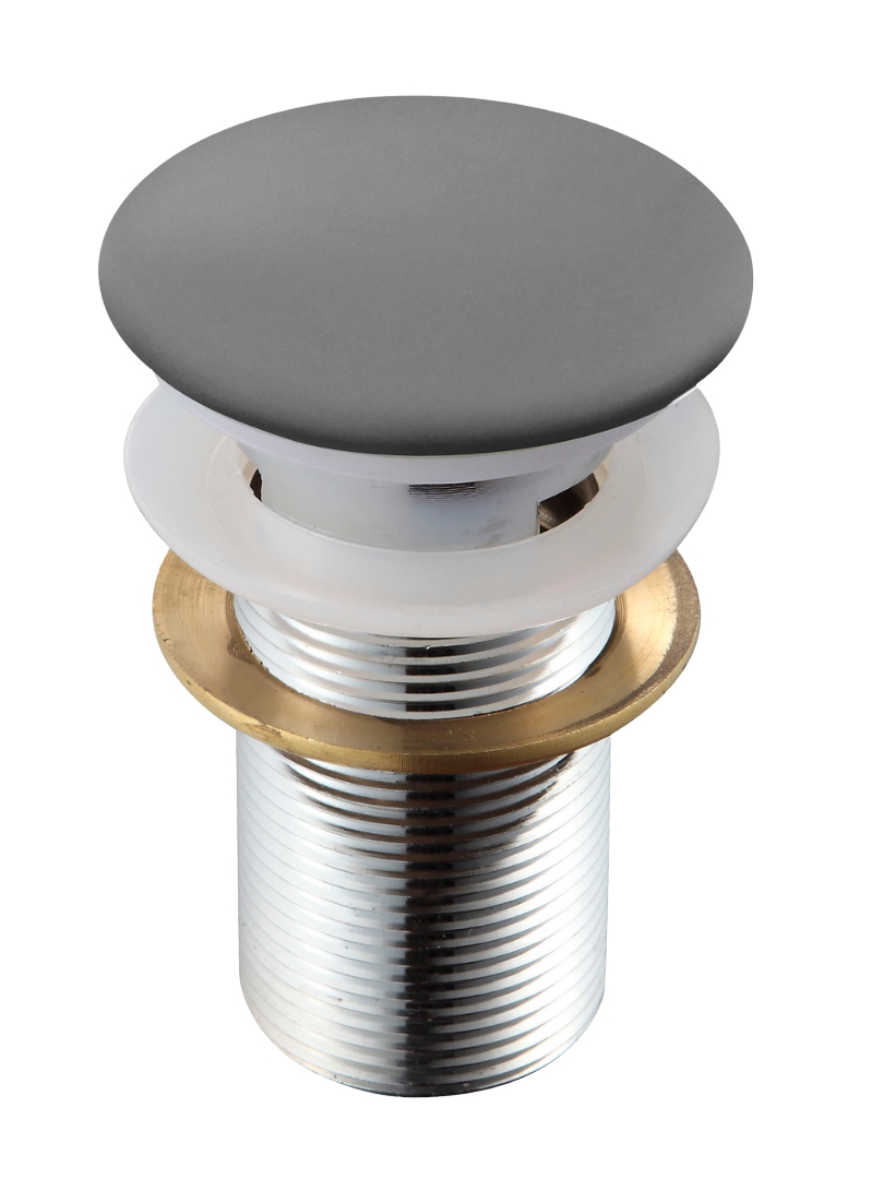 UPTrend Výpusť umyvadlová CLICK-CLACK 5/4 bez přepadu F008‑U10, pebble grey mat