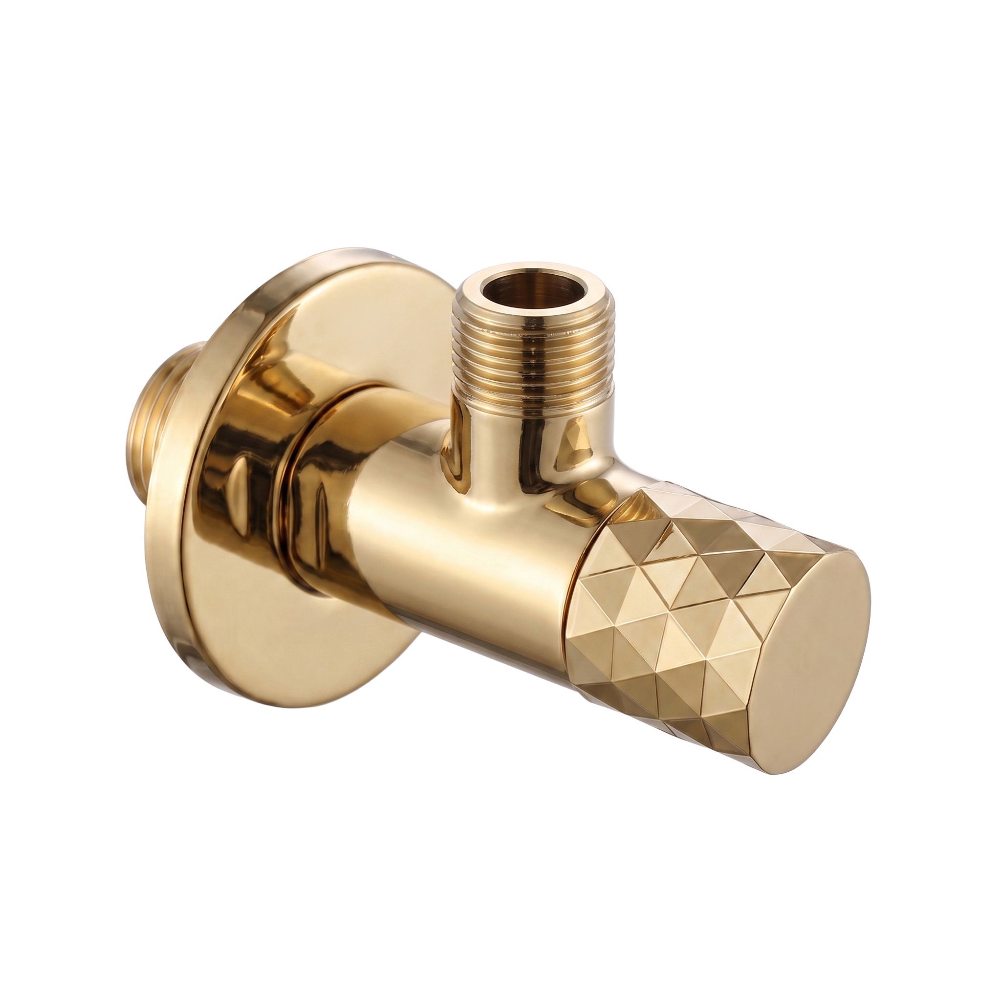 Rohový ventil REA DIAMOND 03 1/2" x 3/8" zlatá