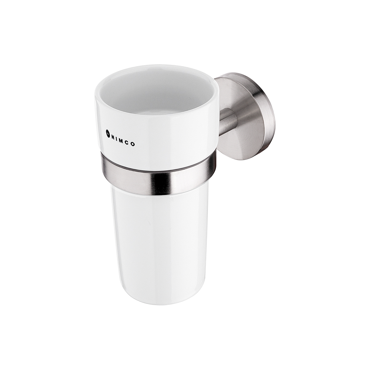 Levně Nimco Držák na kartáčky, nádobka keramická UNIX nerez - UNM 13058KN-10