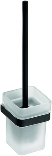 Levně Bemeta Design NERO: WC štětka, na pověšení, sklo - 135013010