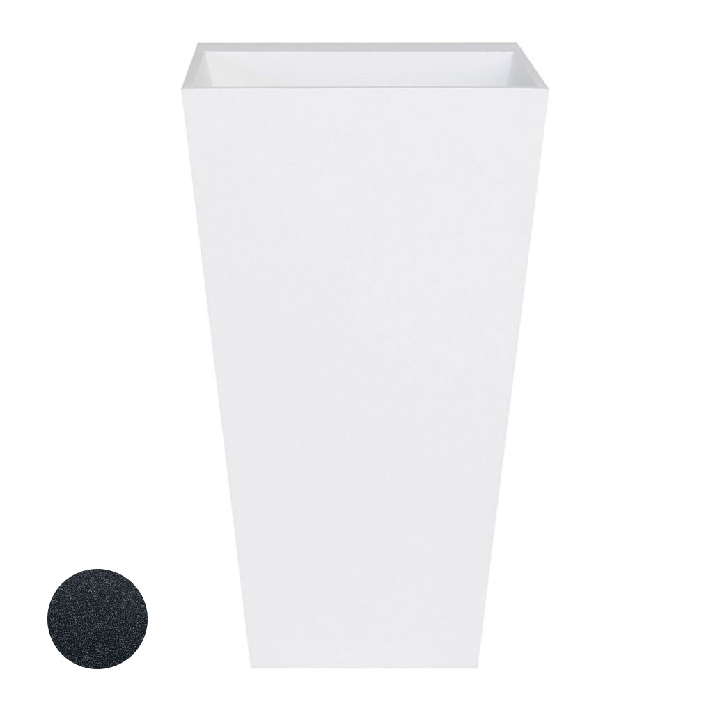 Levně Besco Volně stojící umyvadlo z litého mramoru Vera Glam G UM VS 50x42x85 cm, bez otvoru pro baterii