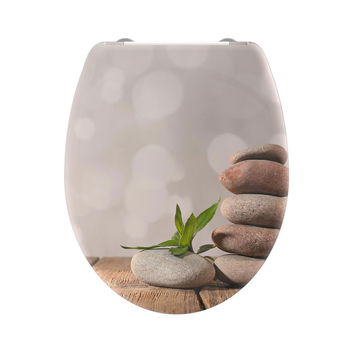 Levně Eisl Sanitär WC prkénko Duroplast Soft Close Stone Pyramid 82380