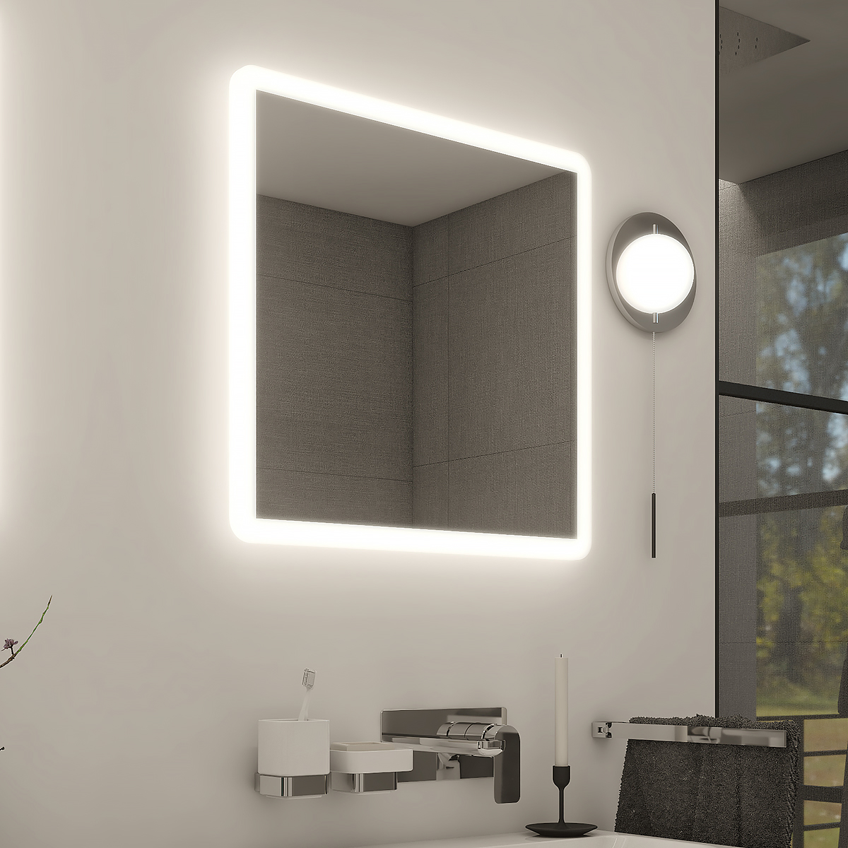 Levně Nimco LED zrcadlo 600x600 - ZP 19066