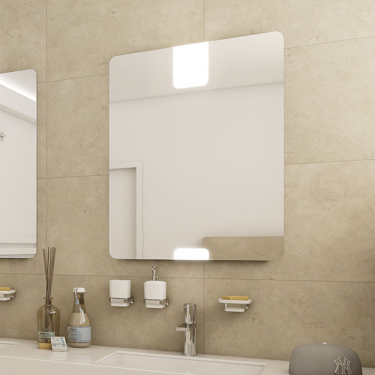 Levně Nimco LED zrcadlo 600x800 - ZP 21002