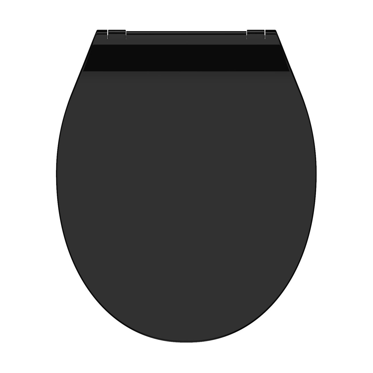 Levně Eisl Sanitär WC prkénko Duroplast Soft Close Slim Black 82710