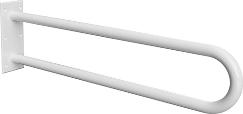 Levně Bemeta Design HELP: Madlo, 813 mm, ve tvaru U, bez krytky, bílá - 301102064