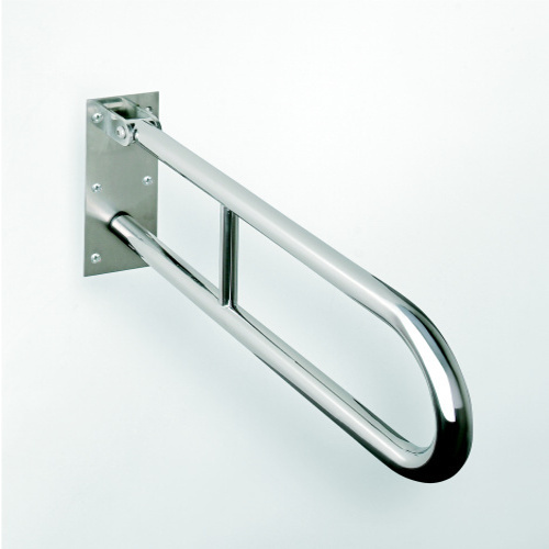 Bemeta Design HELP: Madlo, 900 mm, ve tvaru U, sklopné, bez krytky, nerez, mat - 301102902
