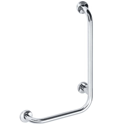 Levně Bemeta Design HELP: Madlo, 680 mm, ve tvaru L, pravé, s krytkou, nerez, mat - 301112062