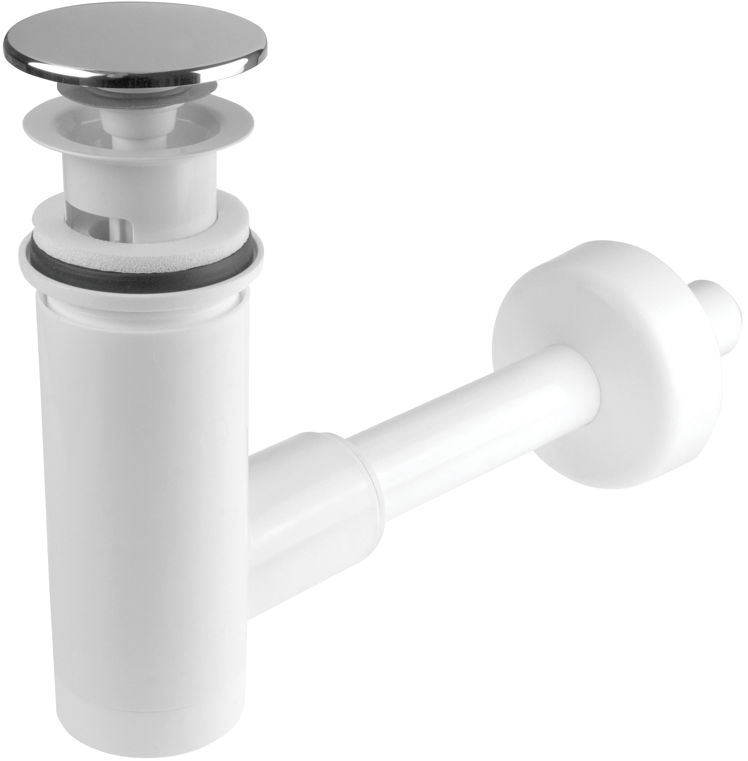 Levně Deante Výpust Click-Clack pro umyvadlo Easy-Clean se sifonem - NHC 010C